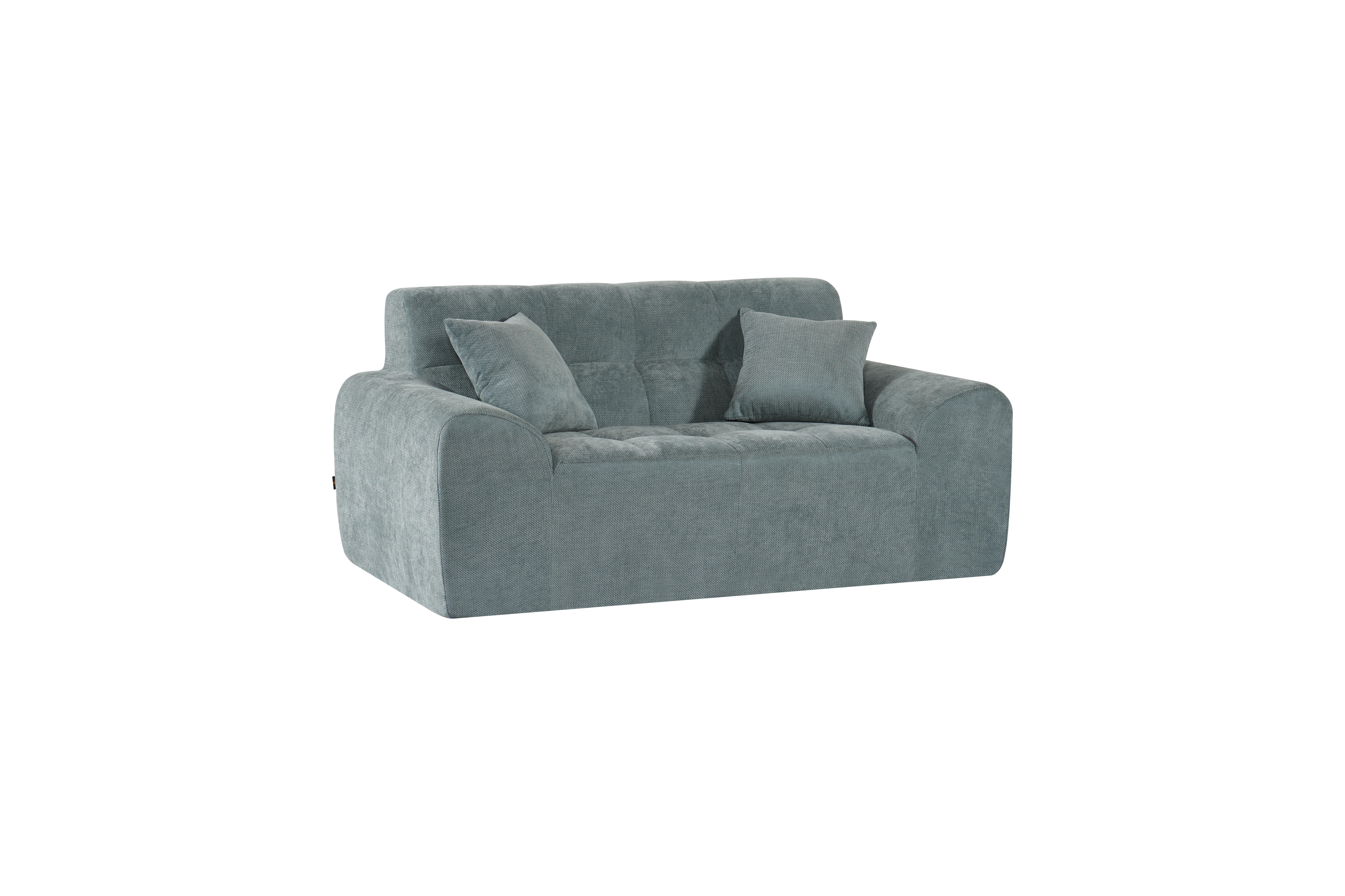 IMPERIAL EMPRESS -- BLUE CLR -- 2 SEATER POCKET SPRINGG FOAM SOFA
